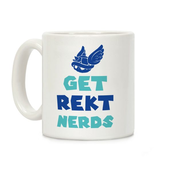 Blue Shell Get Rekt Nerds Coffee Mug Blue Shell Get Rekt Nerds Coffee Mug