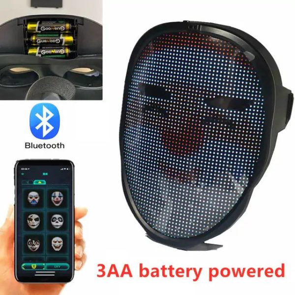 Bluetooth Light Up LED Mask Bluetooth Light Up LED Mask