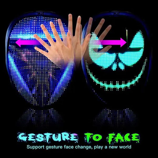 Bluetooth Light Up LED Mask Bluetooth Light Up LED Mask
