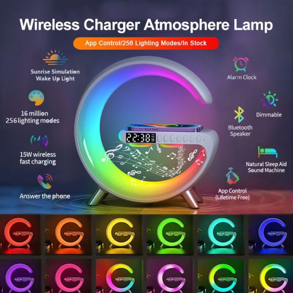Bluetooth Speaker Wireless Charger Lamp Bluetooth Speaker Wireless Charger Lamp