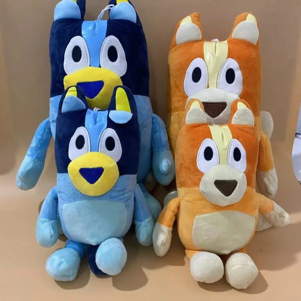 Bluey & Bingo Family Plush Toys - Soft Cartoon Dog Stuffed Animals
