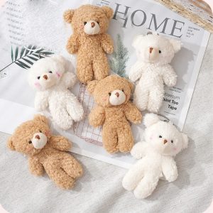 Blush Bear Plush Keychain