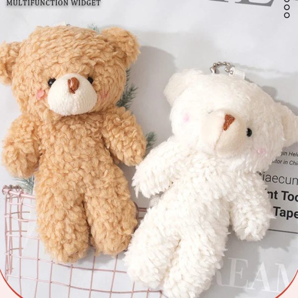 Blush Bear Plush Keychain