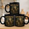 Bonded Like A Wolf Pack - Family Personalized Custom Black Mug - Father's Day, Gift For Dad, Grandpa Bonded Like A Wolf Pack - Family Personalized Custom Black Mug - Father's Day, Gift For Dad, Grandpa