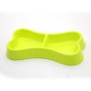 Bone-Shaped Double Dog Feeder Bowl Bone-Shaped Double Dog Feeder Bowl
