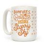 Bonfires Booze And A Starry Sky Coffee Mug Bonfires Booze And A Starry Sky Coffee Mug