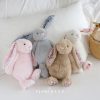 Bonnie Rabbit Plush Toy Soft Bunny with Floral Ears for Kids and Home Decor Bonnie Rabbit Plush Toy Soft Bunny with Floral Ears for Kids and Home Decor