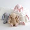 Bonnie Rabbit Plush Toy Soft Bunny with Floral Ears for Kids and Home Decor Bonnie Rabbit Plush Toy Soft Bunny with Floral Ears for Kids and Home Decor
