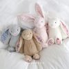 Bonnie Rabbit Plush Toy Soft Bunny with Floral Ears for Kids and Home Decor Bonnie Rabbit Plush Toy Soft Bunny with Floral Ears for Kids and Home Decor