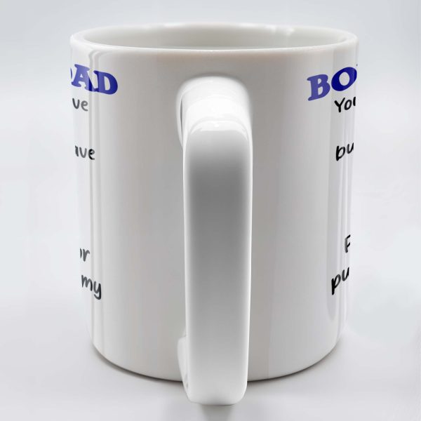Bonus Dad Thanks For Making Life Better - Personalized Custom Coffee Mug - DAD028_MG Bonus Dad Thanks For Making Life Better - Personalized Custom Coffee Mug - DAD028_MG