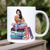 Book Girl DR-WHM-03HUHN180123TM Personalized Mug Book Girl DR-WHM-03HUHN180123TM Personalized Mug