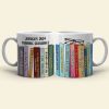 Book Lover Reading Challenge, Personalized Coffee Mug, Gift For Bookworms Book Lover Reading Challenge, Personalized Coffee Mug, Gift For Bookworms