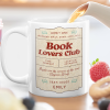 Book Lovers Club - Personalized Ceramic Mug - Gift For Book Lovers HH01 Book Lovers Club - Personalized Ceramic Mug - Gift For Book Lovers HH01