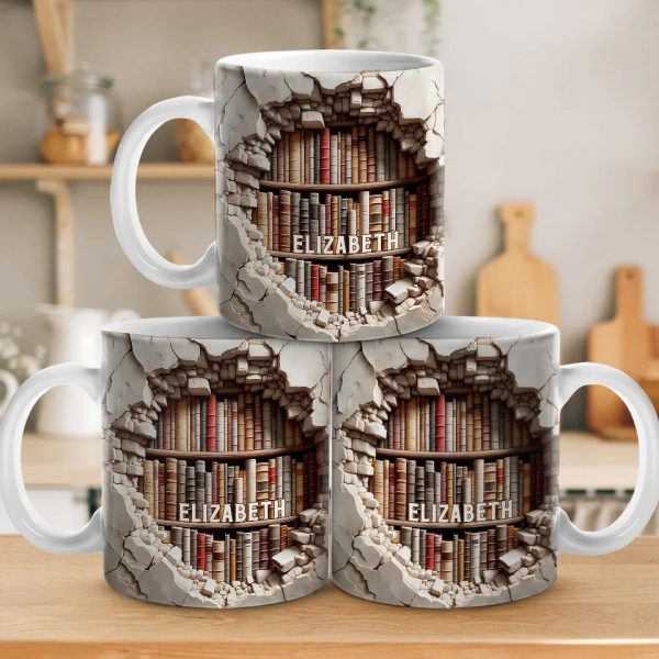 Books Are The Keys To The Magic Of The Universe - Personalized Custom Mug - Christmas Gift For Book Lovers