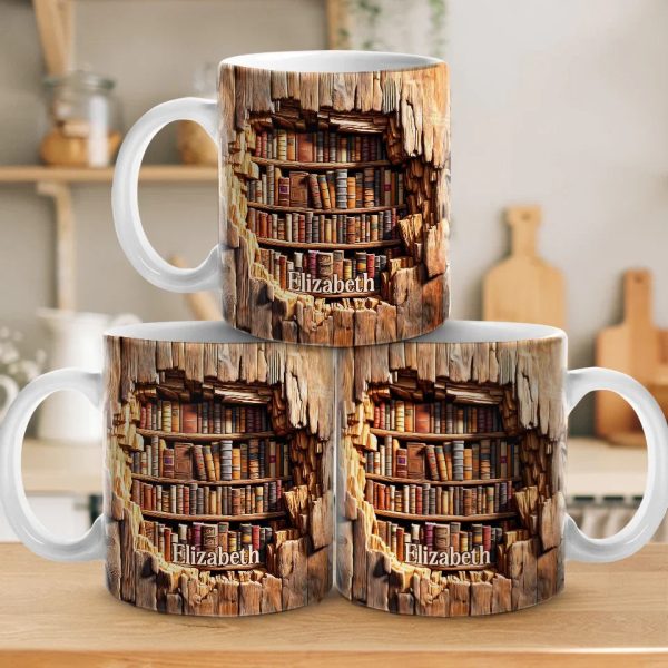 Books Are The Mirrors Of The Soul - Personalized Custom 3D Inflated Effect Printed Mug - Christmas Gift For Book Lovers Books Are The Mirrors Of The Soul - Personalized Custom 3D Inflated Effect Printed Mug - Christmas Gift For Book Lovers