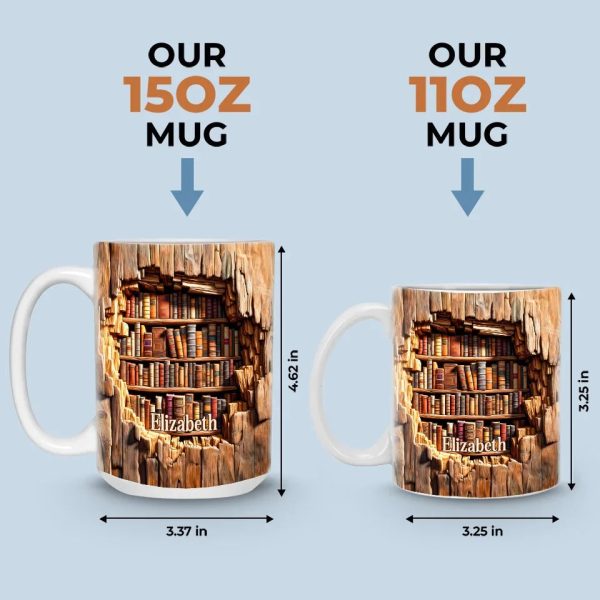 Books Are The Mirrors Of The Soul - Personalized Custom 3D Inflated Effect Printed Mug - Christmas Gift For Book Lovers Books Are The Mirrors Of The Soul - Personalized Custom 3D Inflated Effect Printed Mug - Christmas Gift For Book Lovers