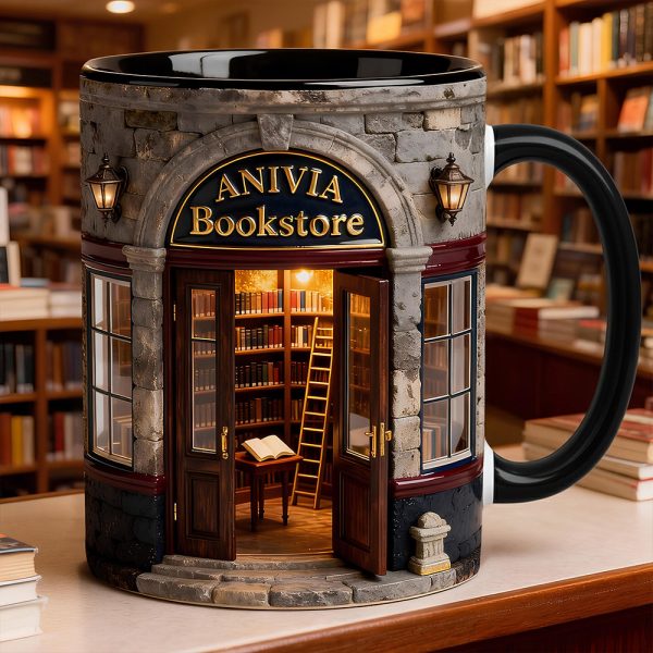 Bookstore Accent Mug - Personalized Gifts For Book Lovers 02KIDT230126 Bookstore Accent Mug - Personalized Gifts For Book Lovers 02KIDT230126