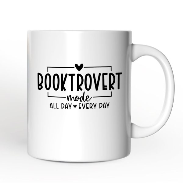 Booktrovert Personalized Mug, Gift For Book Lover With Custom Name Booktrovert Personalized Mug, Gift For Book Lover With Custom Name