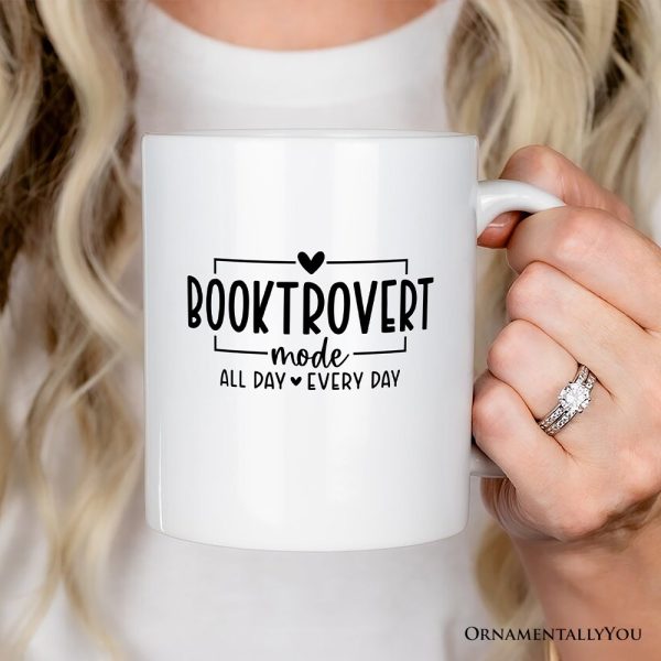 Booktrovert Personalized Mug, Gift For Book Lover With Custom Name Booktrovert Personalized Mug, Gift For Book Lover With Custom Name