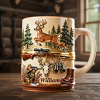 Born To Hunt - Personalized White Edge-to-Edge Mug - Gift For Hunting Lovers NL122 Born To Hunt - Personalized White Edge-to-Edge Mug - Gift For Hunting Lovers NL122