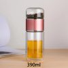 Borosilicate Tea Infuser Bottle