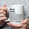 Boss Lady: A Woman of Strength and Vision Personalized Mug, Poster, Keychain, Pillow, Plaque & Sign, Inspirational Gift for Her