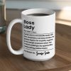 Boss Lady: A Woman of Strength and Vision Personalized Mug, Poster, Keychain, Pillow, Plaque & Sign, Inspirational Gift for Her