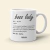 Boss Lady Definition Personalized Mug Gift For Her Boss Lady Definition Personalized Mug Gift For Her
