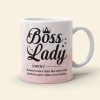 Boss Lady Knows More Than She Says Personalized Boss Lady Mug Boss Lady Knows More Than She Says Personalized Boss Lady Mug