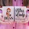 Boss Lady Knows More Than She Says Personalized Boss Lady Mug Boss Lady Knows More Than She Says Personalized Boss Lady Mug