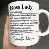 Boss Lady Who Is Remarkable Leader - Personalized Mug Boss Lady Who Is Remarkable Leader - Personalized Mug