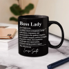 Boss Lady Who Is Remarkable Leader - Personalized Mug Boss Lady Who Is Remarkable Leader - Personalized Mug