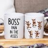 Boss' Little Trouble 3D Effect Funny Donkey - Personalized Mug Boss' Little Trouble 3D Effect Funny Donkey - Personalized Mug