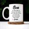 Boss No Matter What Life Throws Awesome Employees Stars - Personalized Custom Coffee Mug - COL050_MG Boss No Matter What Life Throws Awesome Employees Stars - Personalized Custom Coffee Mug - COL050_MG