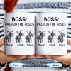 Boss' Pain In The Asses Featuring Playful Donkeys - Personalized Custom Coffee Mug - COL107_MG