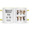 Boss Pain in the Asses, Funny Donkey Office Decoration - Personalized Mug - Custom Employee Gift Exchange, White Elephant Gift Boss Pain in the Asses, Funny Donkey Office Decoration - Personalized Mug - Custom Employee Gift Exchange, White Elephant Gift