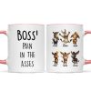 Boss Pain in the Asses, Funny Donkey Office Decoration - Personalized Mug - Custom Employee Gift Exchange, White Elephant Gift Boss Pain in the Asses, Funny Donkey Office Decoration - Personalized Mug - Custom Employee Gift Exchange, White Elephant Gift