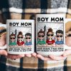Boy Mom Mug - Less Drama Than Girls But Harder to Keep Alive - Perfect Gift for Moms of Boys, Mother's Day Gift, Personalized with Your Kids' Names, White Ceramic Mug Boy Mom Mug - Less Drama Than Girls But Harder to Keep Alive - Perfect Gift for Moms of Boys, Mother's Day Gift, Personalized with Your Kids' Names, White Ceramic Mug