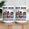 Boy Mom Mug - Less Drama Than Girls But Harder to Keep Alive - Perfect Gift for Moms of Boys, Mother's Day Gift, Personalized with Your Kids' Names, White Ceramic Mug Boy Mom Mug - Less Drama Than Girls But Harder to Keep Alive - Perfect Gift for Moms of Boys, Mother's Day Gift, Personalized with Your Kids' Names, White Ceramic Mug