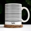 Brave Musical Notes Design - Personalized Custom Coffee Mug - HALW066_MG Brave Musical Notes Design - Personalized Custom Coffee Mug - HALW066_MG