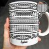 Brave Musical Notes Design - Personalized Custom Coffee Mug - HALW066_MG Brave Musical Notes Design - Personalized Custom Coffee Mug - HALW066_MG