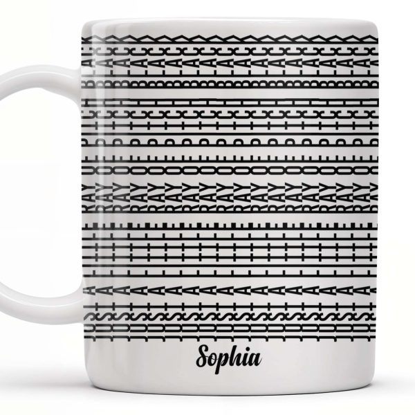 Brave Musical Notes Design - Personalized Custom Coffee Mug - HALW066_MG Brave Musical Notes Design - Personalized Custom Coffee Mug - HALW066_MG