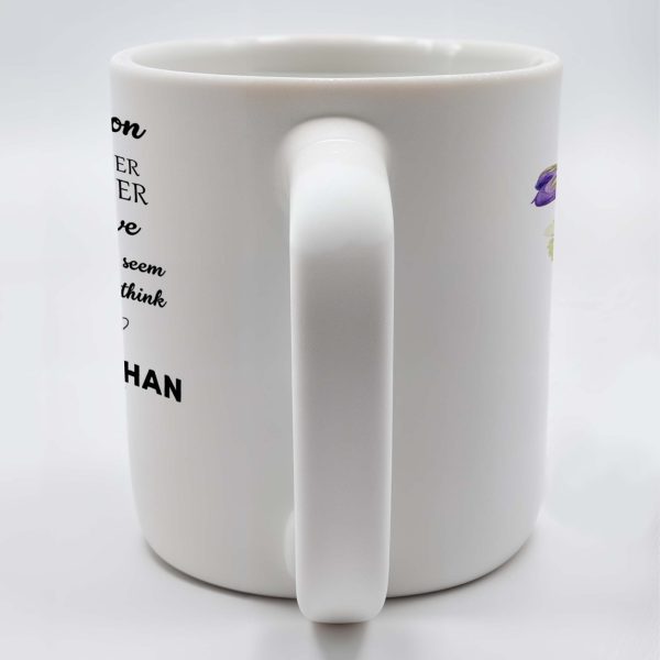 Braver, Stronger, Smarter Inspirational Quote With Pansy Flower - Personalized Custom Coffee Mug - GSN008_MG Braver, Stronger, Smarter Inspirational Quote With Pansy Flower - Personalized Custom Coffee Mug - GSN008_MG