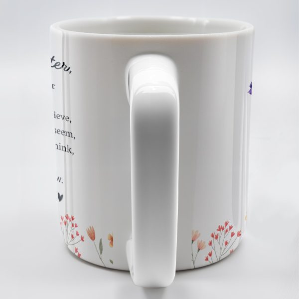 Braver Stronger Smarter Loved Floral Granddaughter Mug - Personalized Custom Coffee Mug - GDT002_MG Braver Stronger Smarter Loved Floral Granddaughter Mug - Personalized Custom Coffee Mug - GDT002_MG