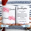 Braver, Stronger, Smarter, Loved Inspirational Quote With Bows And Hearts - Personalized Custom Coffee Mug - GDT180_MG