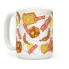 Breakfast Food Pattern Coffee Mug Breakfast Food Pattern Coffee Mug