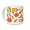Breakfast Food Pattern Coffee Mug Breakfast Food Pattern Coffee Mug