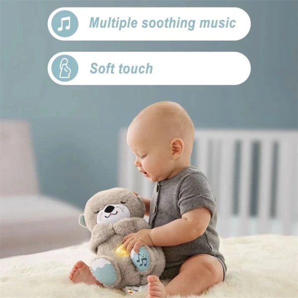 Breathing Bear Soothing Plush Toy with Music & Light for Baby Sleep Breathing Bear Soothing Plush Toy with Music & Light for Baby Sleep