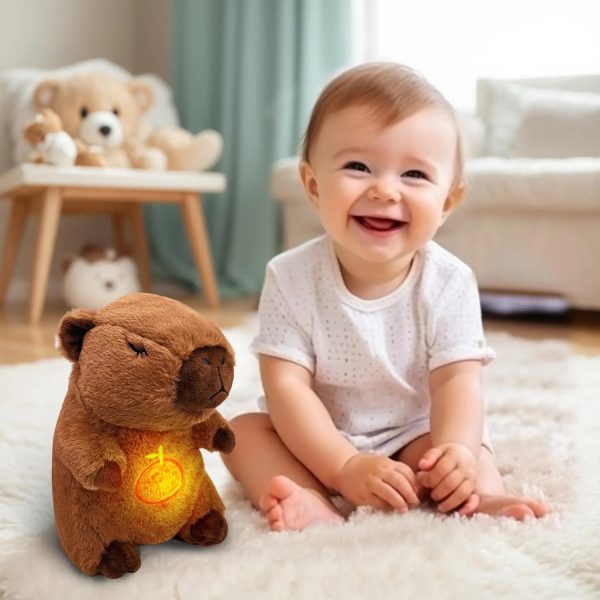 Breathing Capybara Plush Sleep Companion Breathing Capybara Plush Sleep Companion