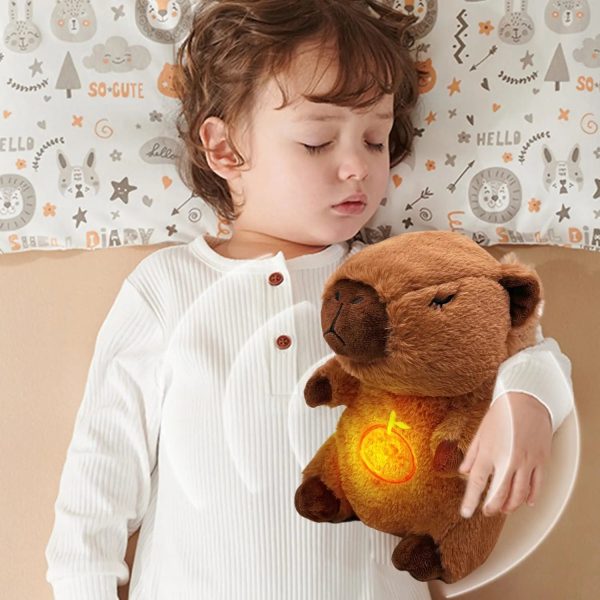 Breathing Capybara Plush Sleep Companion Breathing Capybara Plush Sleep Companion